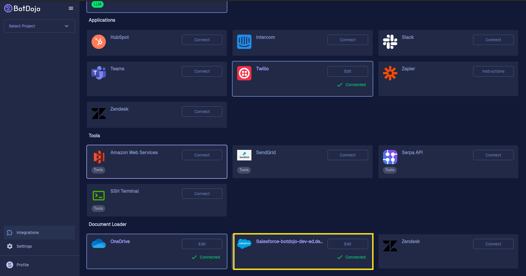 Documentation screenshot